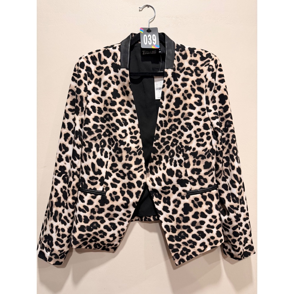 #39 New York & Company Blazer ptp: 20" Sz. 10 NWT Leopard MSRP $79